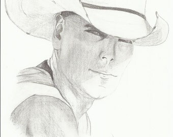 Country Singer Drawing