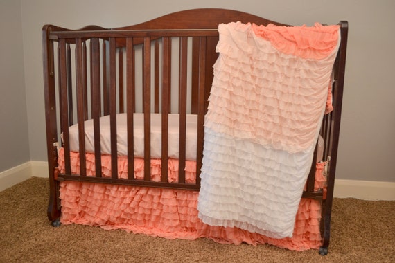 How to Sew a Ruffle Crib Skirt Using Ruffle Fabric (Includes Bed Sizes too-Twin, Queen, King)