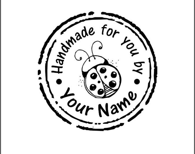 Personalized Custom Made Name Unmounted Rubber Stamps H06 scrapbook