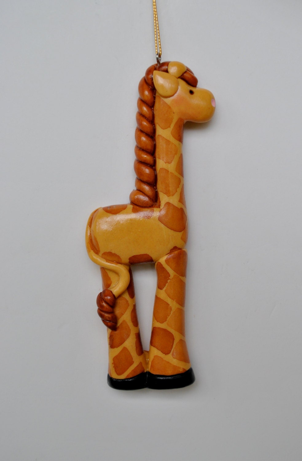 Personalized Giraffe Christmas Ornament