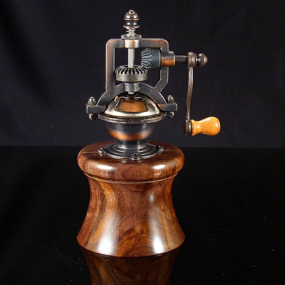 Wood Turned Pepper Mill by BradSearsWoodturner on Etsy