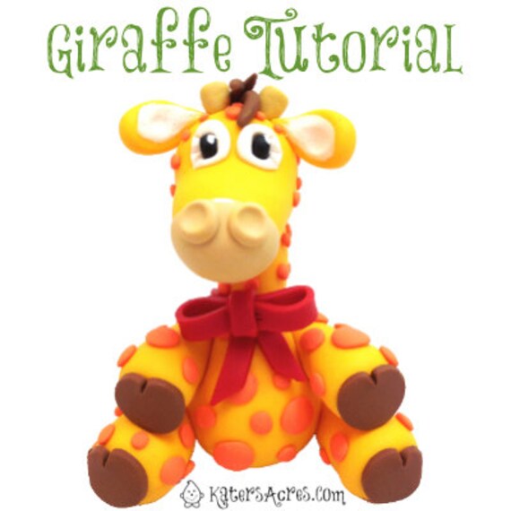 Polymer Clay Giraffe Tutorial Also for Fondant by KatersAcres
