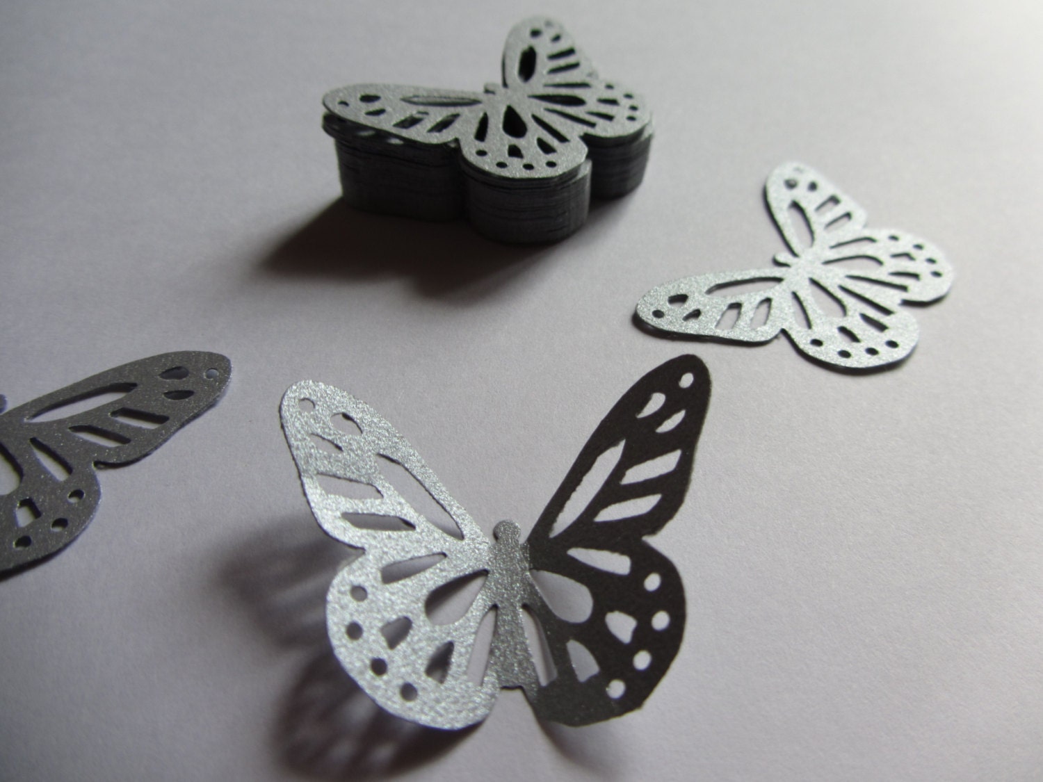 Paper butterflies 50 die cut butterflies die cuts wedding