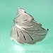 Detailed leaf silver ear cuff earring jewelry, Unique Jewelry for men & women, earcuff clip, Left, Right, Pair