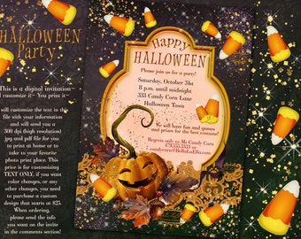 Halloween Invitations Halloween Party Invitations
