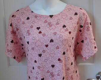 S -- Post Op Nightgown - Shoulder, Breast Cancer, Mastectomy, Heart/ Adaptive Clothing / Special Needs/ Nursing Gown -Style Orgetta