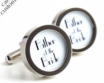 Father of the Bride Cufflinks 1920s Art Deco Style A406