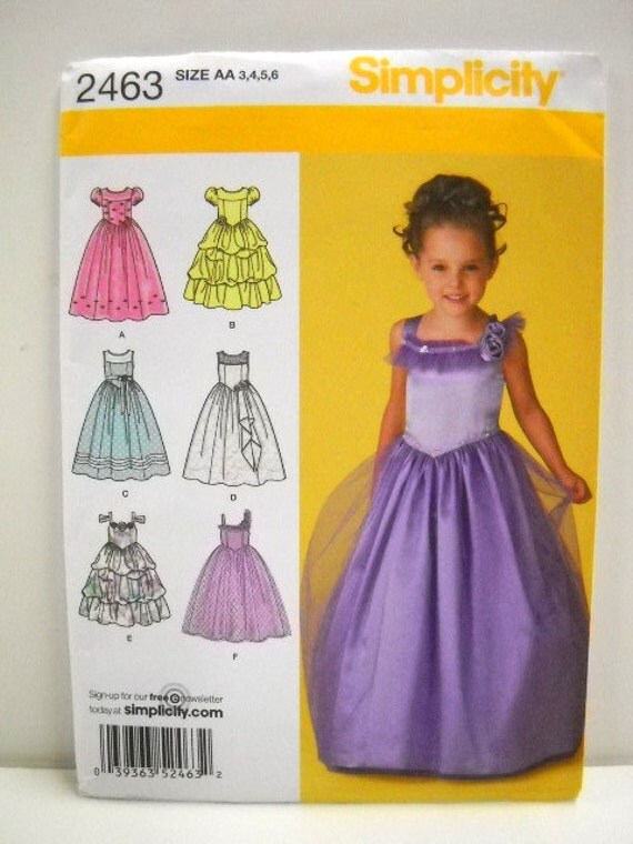 Little Girls Pageant Dress Pattern Flower girl pattern