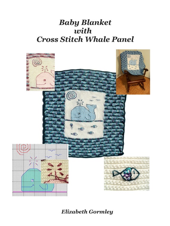 Whale Baby Blanket CROCHET PATTERN ONLYCrochet and Cross