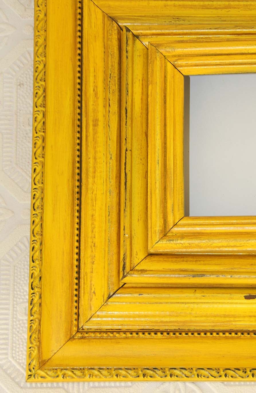 Mustard Yellow Hand Painted Shabby Chic Vintage Distressed Frame Set Mustard Yellow Hand Painted Shabby Chic Vintage Distressed Frame Set Made To Order From Redeggboutique On Studio