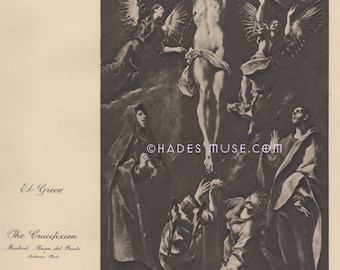 Death Invitation-1902 Antique Vintage Art Print-Nude | Etsy