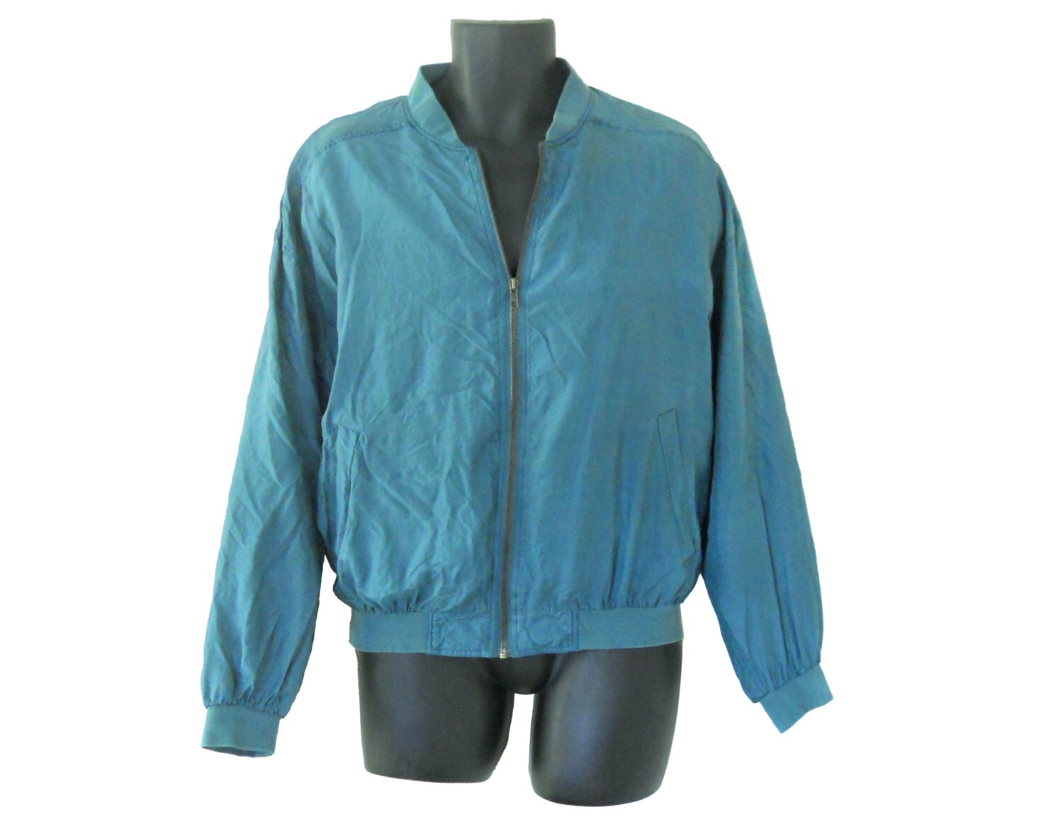 Men Silk Jacket Men Windbreaker Men Bomber Jacket 80s 90s