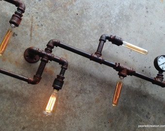 Edison Custom Wall Lamp - Steampunk Furniture - Industrial Lighting