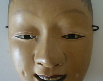 Popular items for Noh mask on Etsy