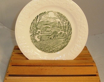 Vintage Homer Laughlin "Pastoral" Salad/Dessert Plate