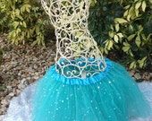 Turquoise Tutu Skirt/ Ballet Tutu Child Toddler Infant/ Tuquoise Sparkle Tutu Il_170x135