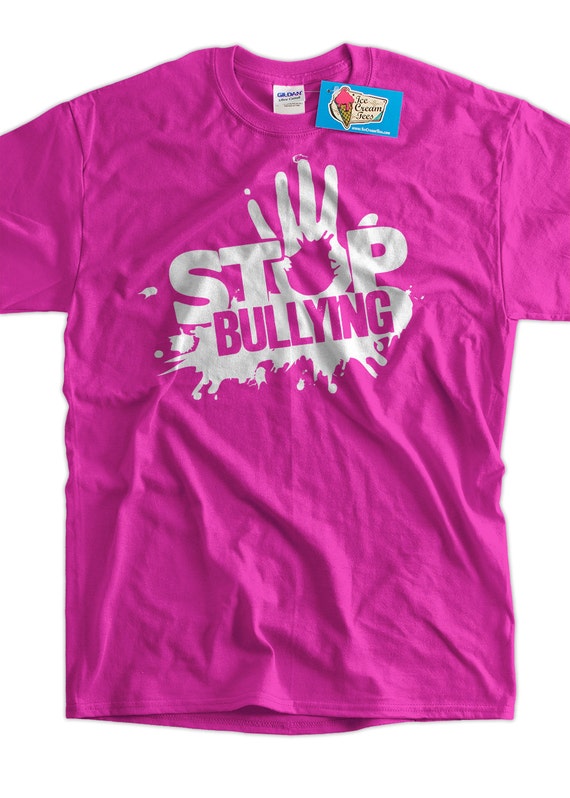 Anti Stop Bullying T-Shirt School Pink Shirt Day Tshirt