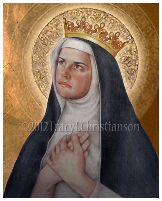 Saint Margaret of Hungary Catholic Art Print 4131