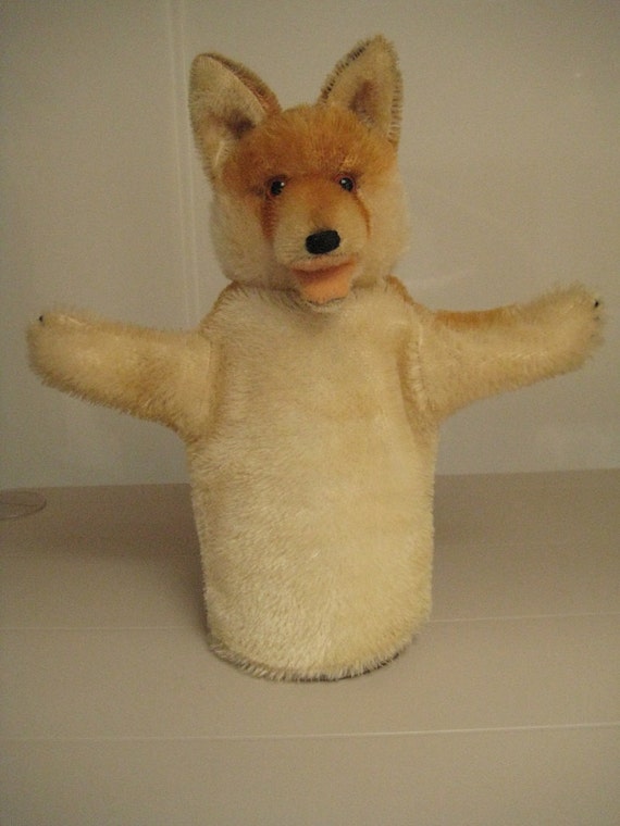 steiff fox vintage