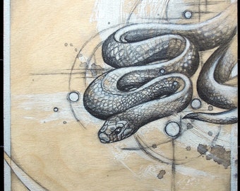 Popular items for snake art on Etsy