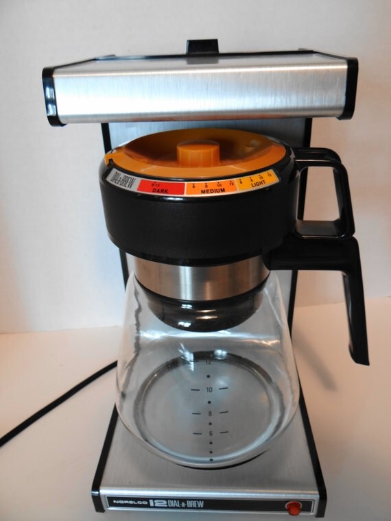Vintage 70s-80s Electric Norelco 12 Cup Dial a by MyYourTreasure