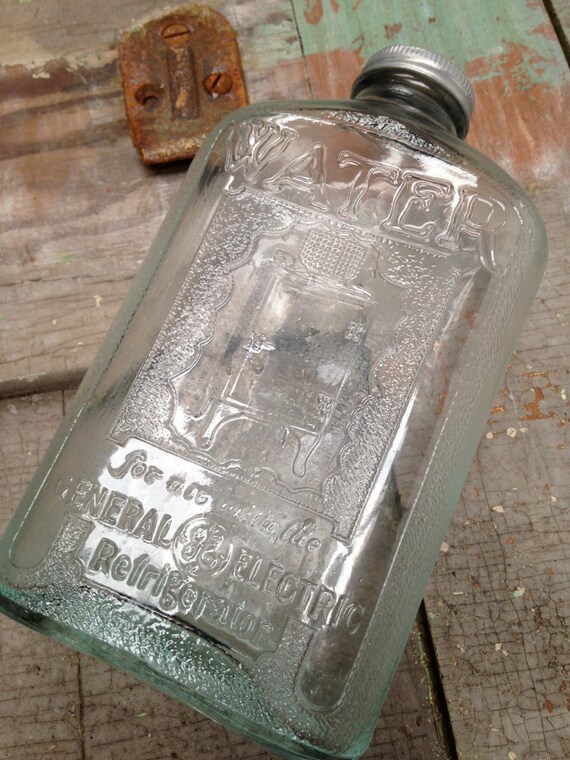 Vintage General Electric Refrigerator Water Bottle with