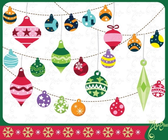 Christmas ClipArt CHRISTMAS ORNAMENTS clip art