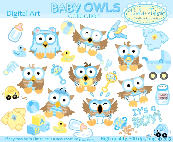 free owl clipart for baby shower - photo #34