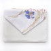 SILK and Cotton Floral Clutch. Quilted Clutch. One of a Kind Clutch. Silk Envelope Clutch.