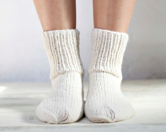 Popular items for white wool socks on Etsy