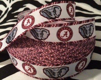 Popular items for alabama ribbon on Etsy