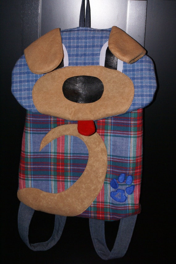 Items similar to Custom Original Dog backpack purse on Etsy