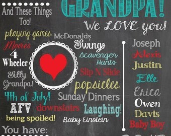 Popular items for we love grandma on Etsy