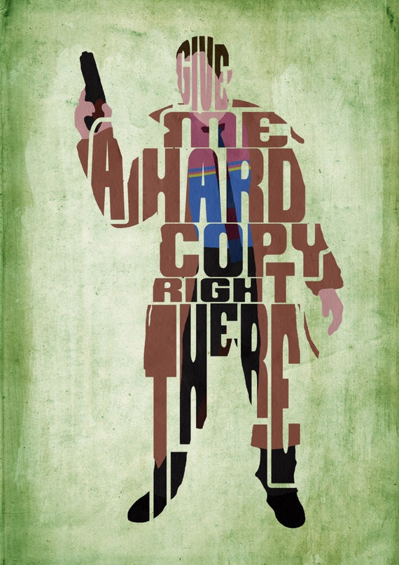 Rick Deckard Blade  Runner  Poster Minimalist  Typography