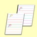 Preschool Writing Paper Lined Paper for Kindergarten