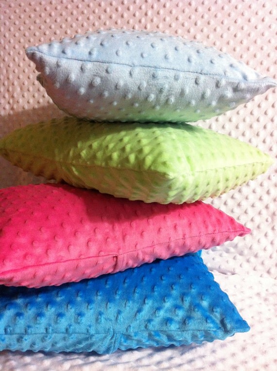 Minky Pillow Sham Pick Your Color Fits Pillow Form 12" X 16" or 13
