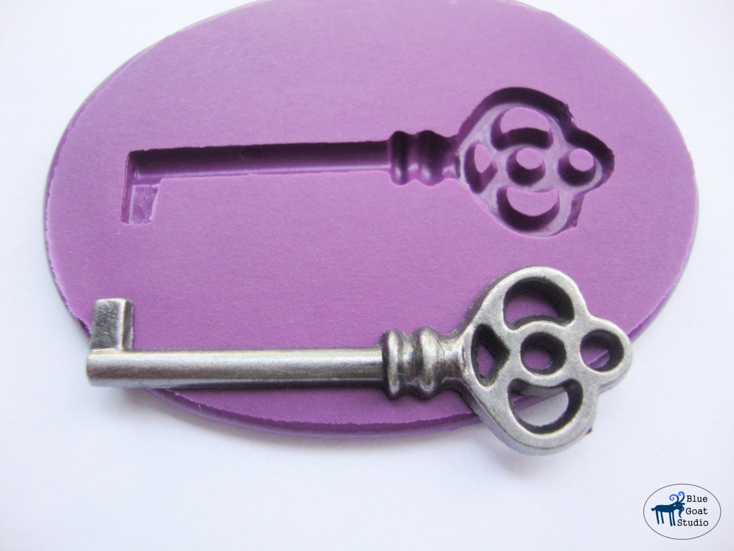 Key Mold/Mould 1 Silicone Mold Steampunk Polymer Clay