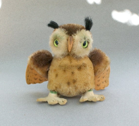 steiff owl vintage