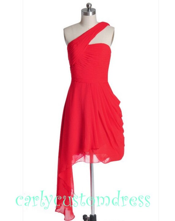 Short Red Bridesmaid Dress/Coral Grey Blush Pink Peach Bridesmaid Dress/Black Mint Prom Dress/Evening Dress/Formal Dress/Wedding Party Dress