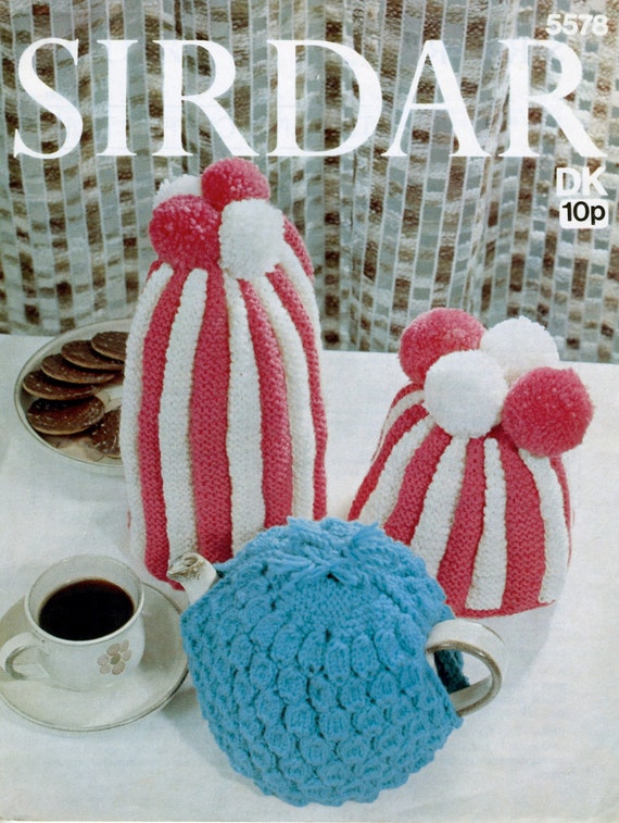Tea Cosy / Coffee Cosy Patterns Patterned Or Striped With