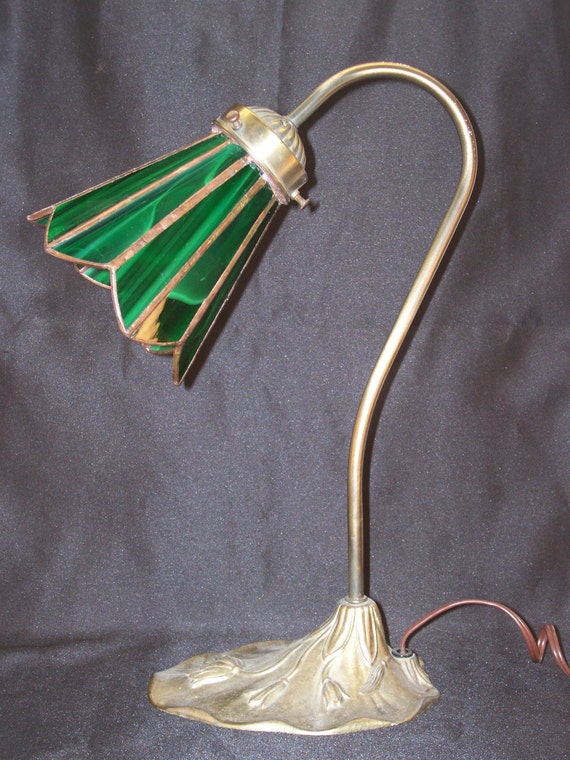 Vintage L L WMC Table Lamp Green Slag Glass By GarageSaleGlass vintage-l-l-wmc-table-lamp-green-slag-glass-by-garagesaleglass