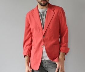 Coral Summer Blazer