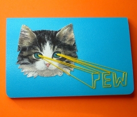 kitten lasers pocket notebook with sound effects