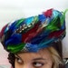 Excellent Vintage 1950's FEATHERED Fifties PILLBOX Hat In GORGEOUS Bright Colors