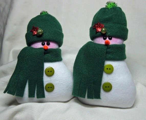 items similar to snowman ornaments stuffed snowmen items similar to snowman ornaments stuffed snowmen
