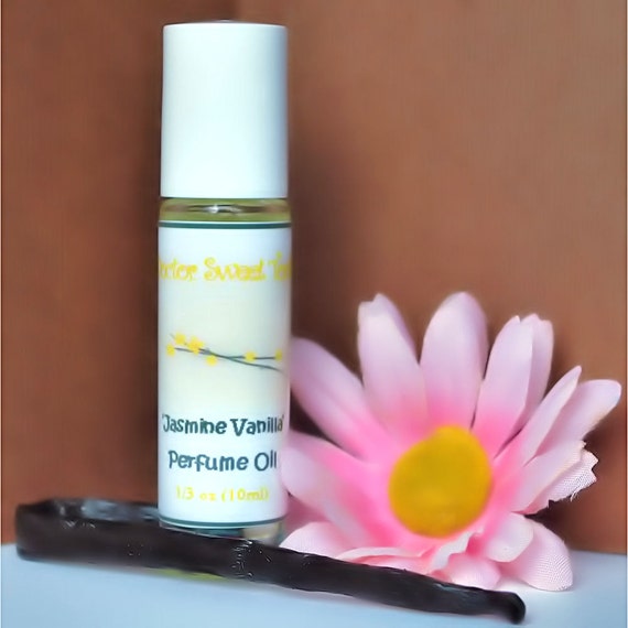 Jasmine Vanilla Perfume Oil RollOn .33oz by doctorsweettooth