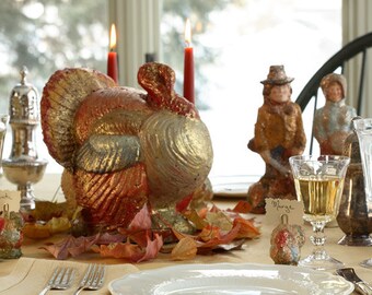 large turkey papier mache teena flanner