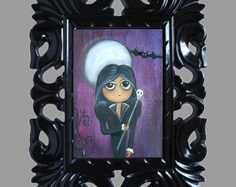Dark Fantasy Art Print - The Night Is My World - Halloween