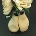 White Bud Vase Set - Great ninth anniversary gift - eighth anniversary gift - 429