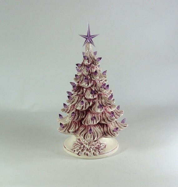 items similar to small ceramic christmas tree pink and items similar to small ceramic christmas tree pink and